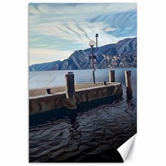 Pier On The End Of A Day Canvas 20  X 30  by ConteMonfrey