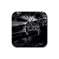 Smokey Pier Rubber Square Coaster (4 Pack) by ConteMonfrey