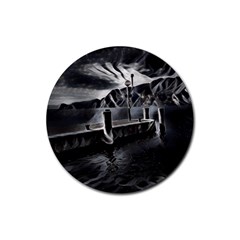 Smokey pier Rubber Coaster (Round)