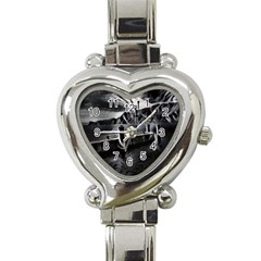 Smokey pier Heart Italian Charm Watch