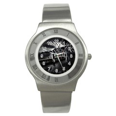 Smokey pier Stainless Steel Watch