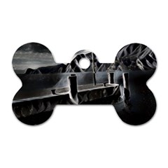 Smokey Pier Dog Tag Bone (one Side) by ConteMonfrey