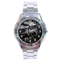 Smokey pier Stainless Steel Analogue Watch