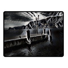 Smokey pier Fleece Blanket (Small)