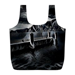 Smokey Pier Full Print Recycle Bag (l) by ConteMonfrey