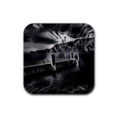 Smokey Pier Rubber Coaster (square) by ConteMonfrey