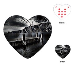 Smokey Pier Playing Cards Single Design (heart)