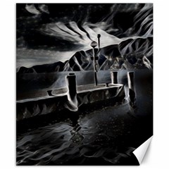 Smokey Pier Canvas 8  X 10  by ConteMonfrey