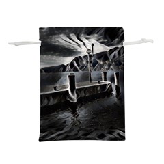 Smokey pier Lightweight Drawstring Pouch (L)