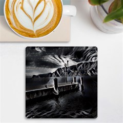 Smokey pier UV Print Square Tile Coaster 