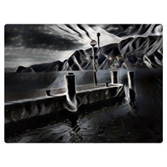 Smokey Pier Premium Plush Fleece Blanket (extra Small)