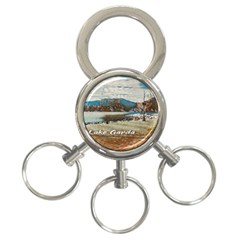 Calm Day On Lake Garda 3-ring Key Chain by ConteMonfrey