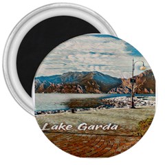 Calm Day On Lake Garda 3  Magnets