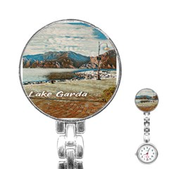 Calm Day On Lake Garda Stainless Steel Nurses Watch