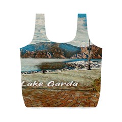 Calm Day On Lake Garda Full Print Recycle Bag (m)