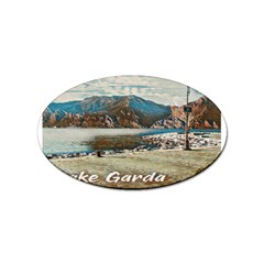 Calm Day On Lake Garda Sticker (oval) by ConteMonfrey