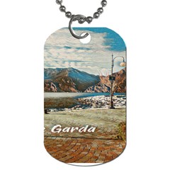 Calm Day On Lake Garda Dog Tag (two Sides)