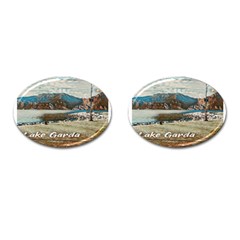 Calm Day On Lake Garda Cufflinks (oval) by ConteMonfrey