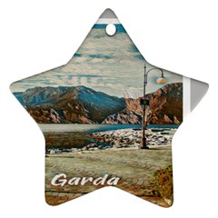 Calm Day On Lake Garda Star Ornament (two Sides) by ConteMonfrey