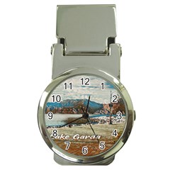 Calm Day On Lake Garda Money Clip Watches