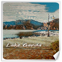 Calm Day On Lake Garda Canvas 12  X 12  by ConteMonfrey