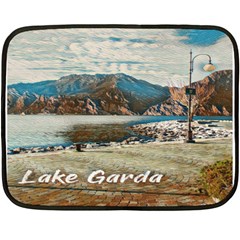 Calm Day On Lake Garda One Side Fleece Blanket (mini) by ConteMonfrey