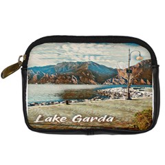 Calm Day On Lake Garda Digital Camera Leather Case by ConteMonfrey