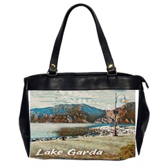 Calm Day On Lake Garda Oversize Office Handbag (2 Sides) by ConteMonfrey