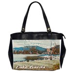 Calm Day On Lake Garda Oversize Office Handbag (2 Sides) Front