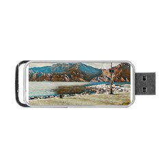 Calm Day On Lake Garda Portable Usb Flash (two Sides) by ConteMonfrey