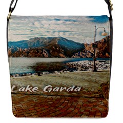 Calm Day On Lake Garda Flap Closure Messenger Bag (s) by ConteMonfrey