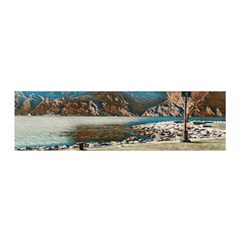 Calm Day On Lake Garda Oblong Satin Scarf (16  X 60 ) by ConteMonfrey