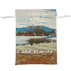 Calm Day On Lake Garda Lightweight Drawstring Pouch (xl) by ConteMonfrey