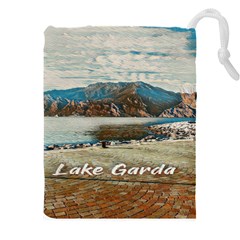 Calm Day On Lake Garda Drawstring Pouch (5xl) by ConteMonfrey