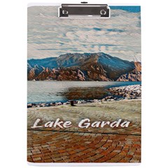 Calm Day On Lake Garda A4 Acrylic Clipboard