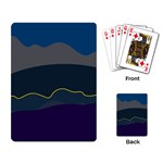 Abstract Landscape Art Design Pattern Water Playing Cards Single Design (Rectangle) Back