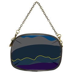 Abstract Landscape Art Design Pattern Water Chain Purse (one Side) by Jancukart