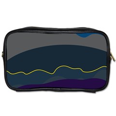 Abstract Landscape Art Design Pattern Water Toiletries Bag (one Side)