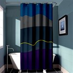 Abstract Landscape Art Design Pattern Water Shower Curtain 36  x 72  (Stall)  Curtain(36 X72 ) - 33.26 x66.24  Curtain(36 X72 )