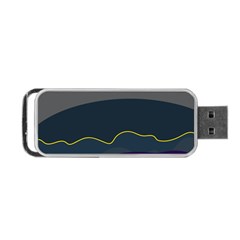 Abstract Landscape Art Design Pattern Water Portable Usb Flash (two Sides)