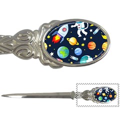 Space Galaxy Seamless Background Letter Opener