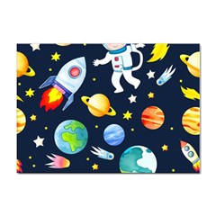 Space Galaxy Seamless Background Sticker A4 (100 Pack) by Jancukart