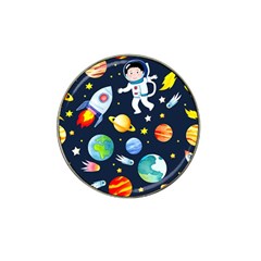 Space Galaxy Seamless Background Hat Clip Ball Marker (10 Pack)