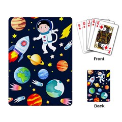 Space Galaxy Seamless Background Playing Cards Single Design (rectangle) by Jancukart