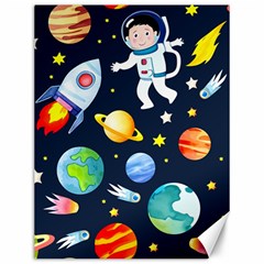 Space Galaxy Seamless Background Canvas 12  X 16 