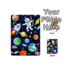 Space Galaxy Seamless Background Playing Cards 54 Designs (mini) by Jancukart