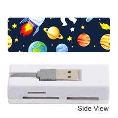 Space Galaxy Seamless Background Memory Card Reader (stick)