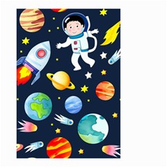 Space Galaxy Seamless Background Small Garden Flag (two Sides)