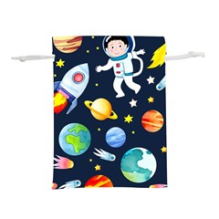 Space Galaxy Seamless Background Lightweight Drawstring Pouch (s)