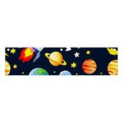 Space Galaxy Seamless Background Banner And Sign 4  X 1  by Jancukart